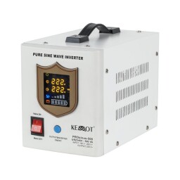 Záložný zdroj KEMOT URZ3404 PROsinus-500 prenosný 12V/230V 500VA / 300W biely